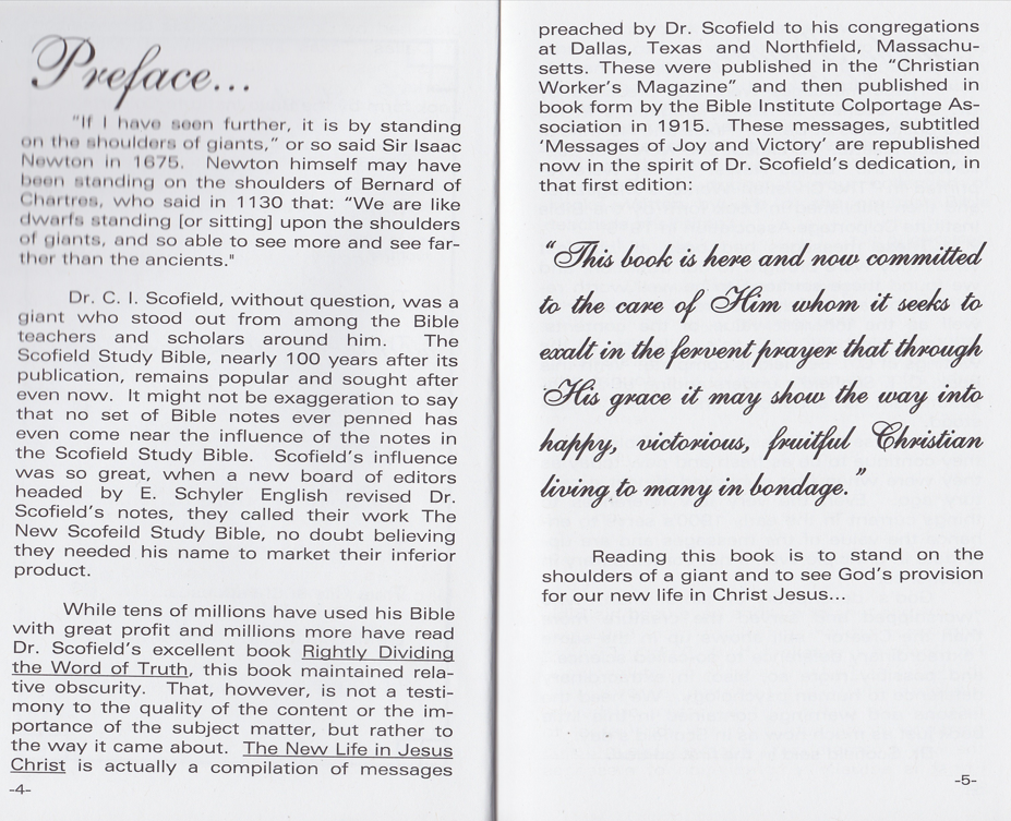 The New Life In Christ Jesus - Sermons By Ci Scofield