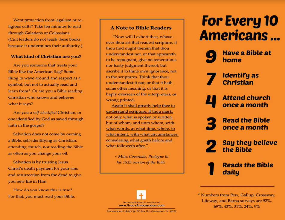 For Every 10 Americans... (25 Pack)