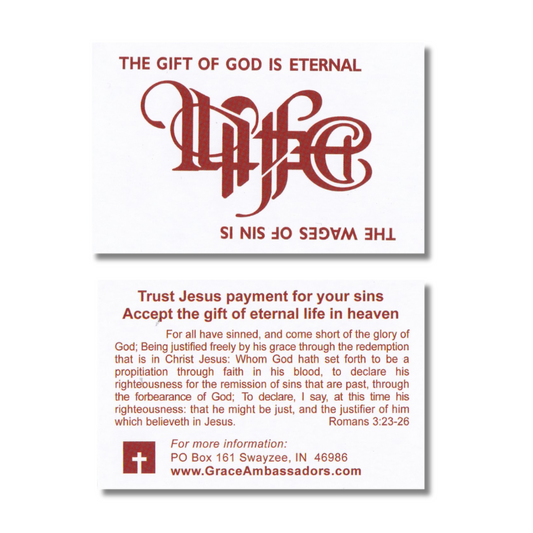 Life And Death Card (100 Pack)