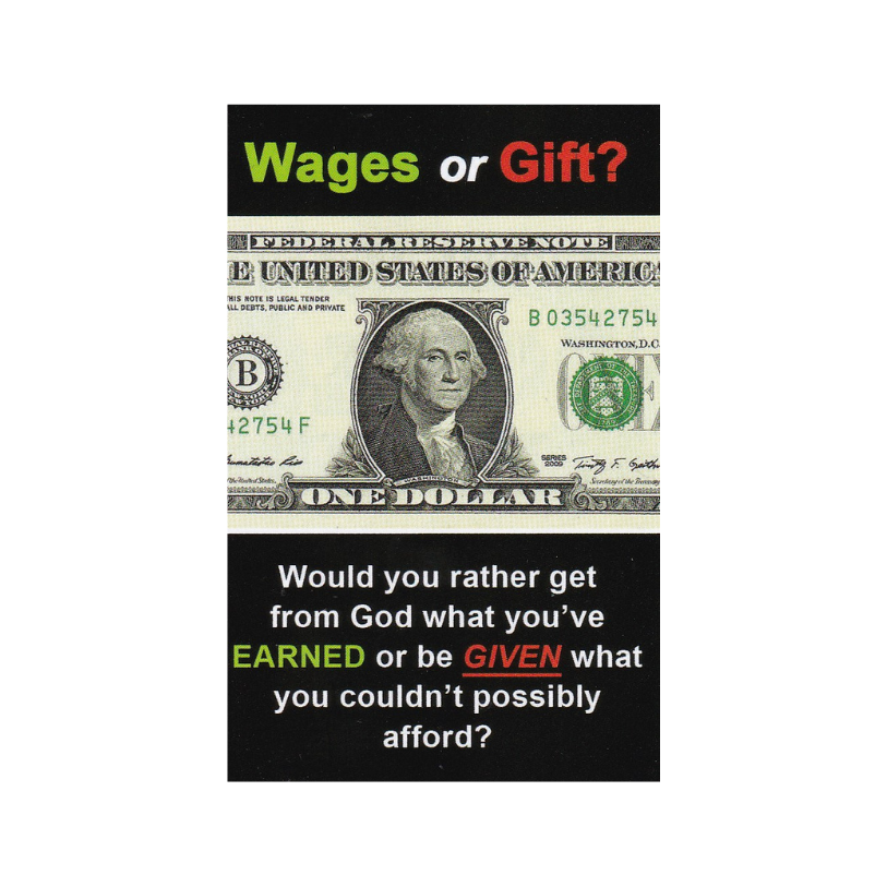 Wages Or Gift Card (100 Pack)