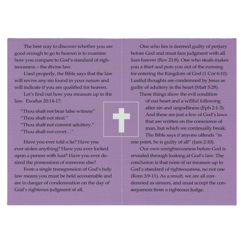 Am I Good Enough To Get To Heaven? (50 Pack)