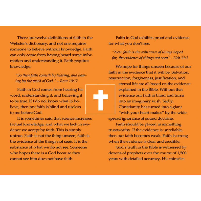 Blind Faith Is Worthless (50 Pack)