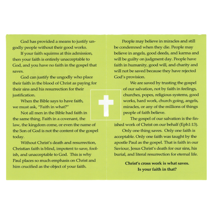 Faith In What (50 Pack)