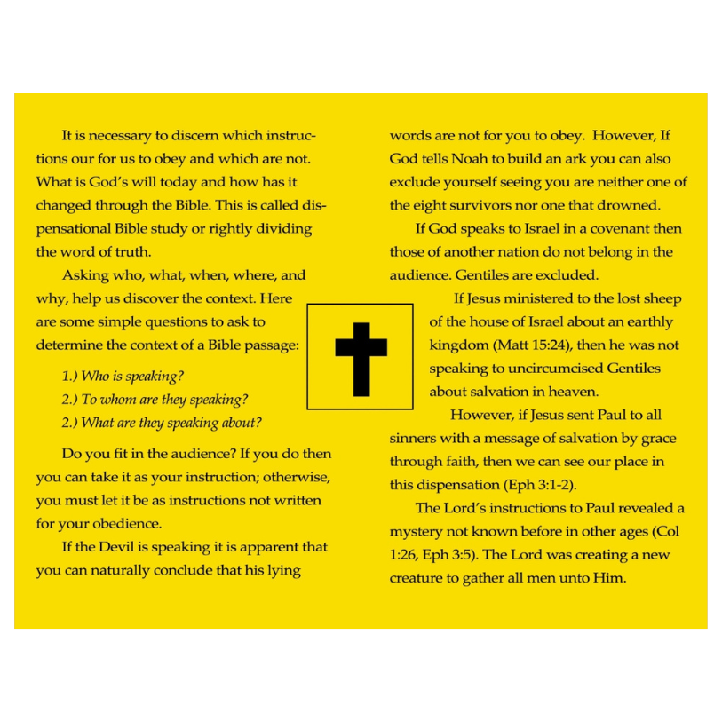 How To Rightly Divide (50 Pack)