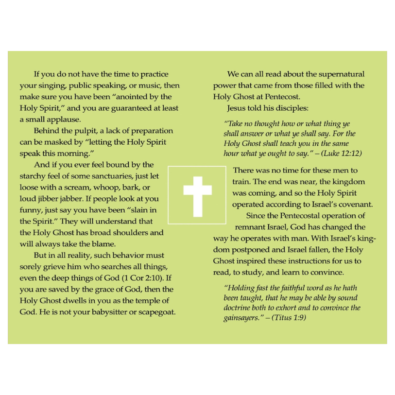 Stop Blaming The Holy Ghost (50 Pack)