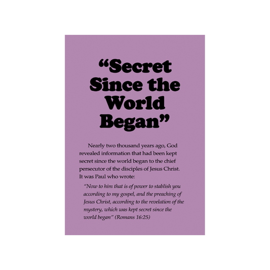 Secret Since The World Began (50 Pack)