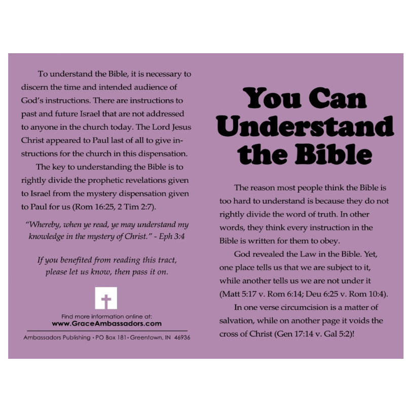 You Can Understand the Bible (50 Pack)