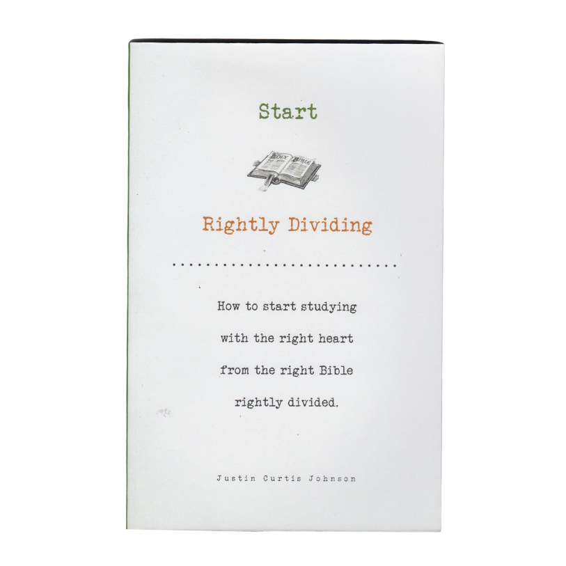 Start Rightly Dividing