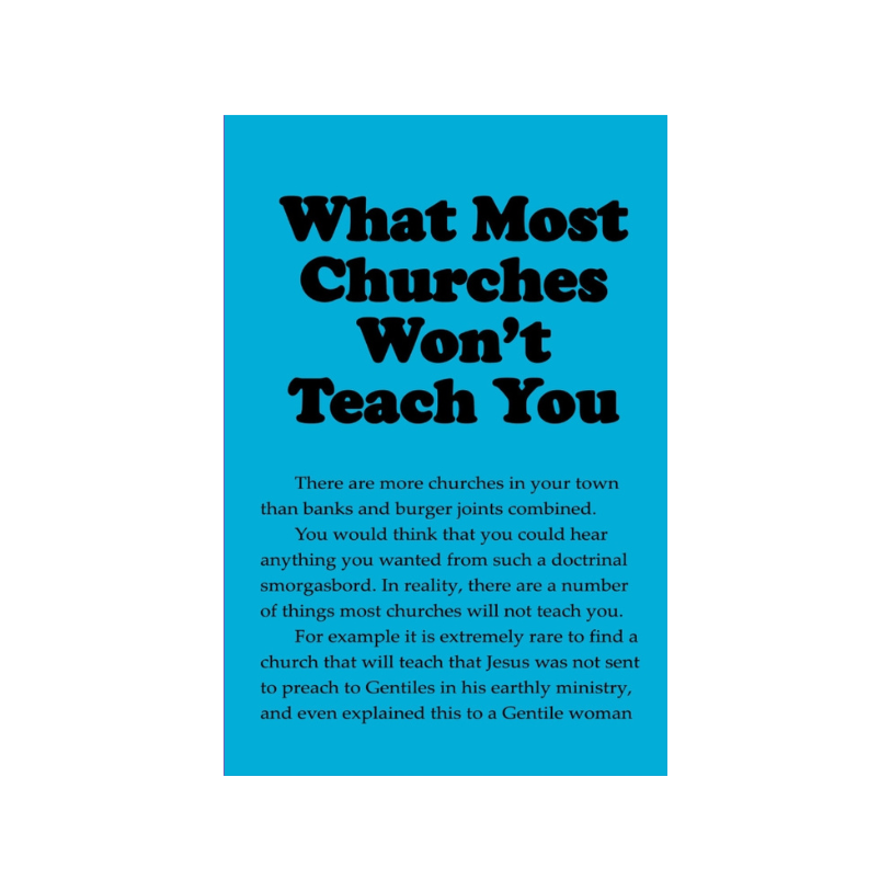 What Most Churches Won't Teach You (50 Pack)